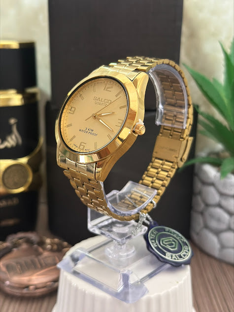 SALCO CABALLERO DORADO BORDE NEGRO ESFERA BEISH