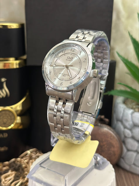 QYQ DAMA TODO PLATEADO MANILLA TEJIDA