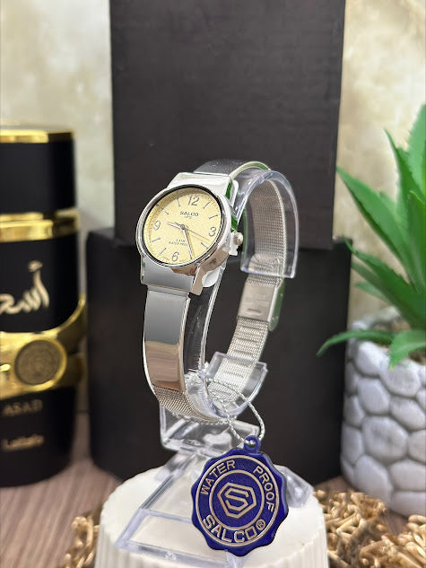 SALCO DAMA PLATEADO MANILLA BRASALETE