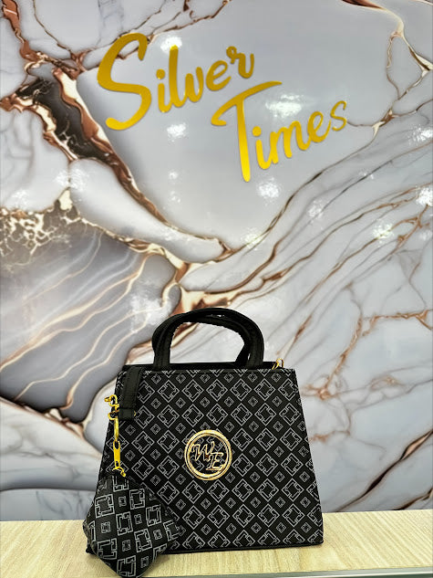 BOLSO TIPO CARTERA GK NEGRO INCLUYE MONEDERO