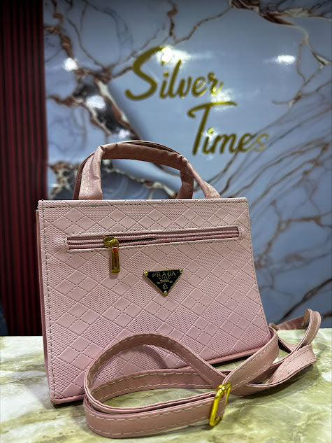 BOLSO TIPO CARTERA PRADA ROSA