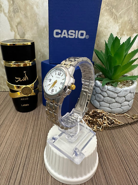 CASIO ORIGINAL BICOLOR ESFERA BLANCA