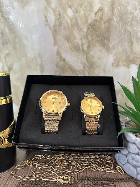 COMBO BLU DORADO ESFERA DORADA