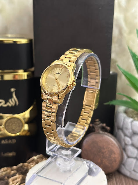 QYQ DAMA DORADO ESFERA DORADA CON NUMEROS