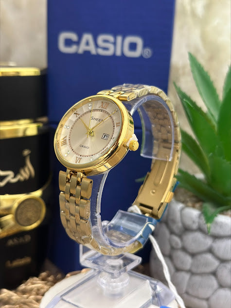 CASIO SHEEN DORADO ESFERA DORADO