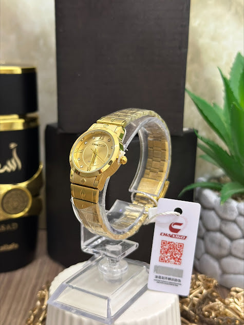 CHAXIGO DAMA TODO DORADO FONDO DORADO