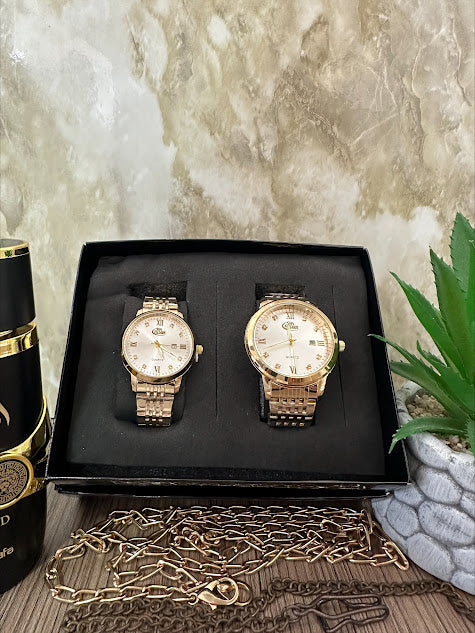 COMBO BLU DORADO ESFERA PLATEADA