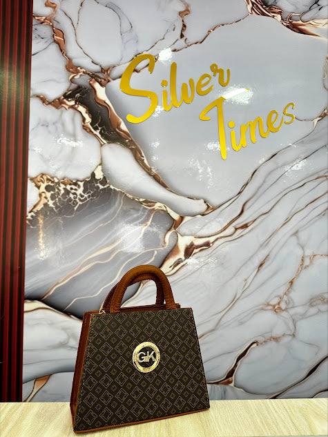 BOLSO TIPO CARTERA GK MARRON